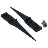 ESD-Safe Softip™ Replacement Cleanroom Fine Point Copolymer Tips for 179A-RT Tweezers, 2 per Set redirect to product page